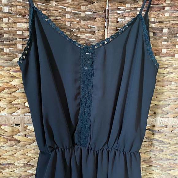 TOBI Little Black Lace Layered Dress - Picture 2 of 4